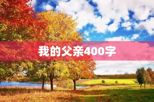 我的父亲400字