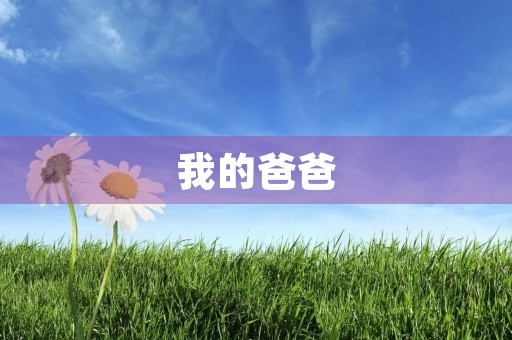 我的爸爸