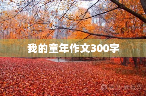 我的童年作文300字 我的童年作文300字