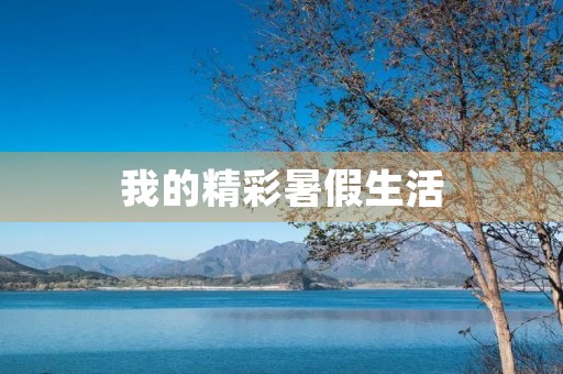 我的精彩暑假生活 我的精彩暑假生活