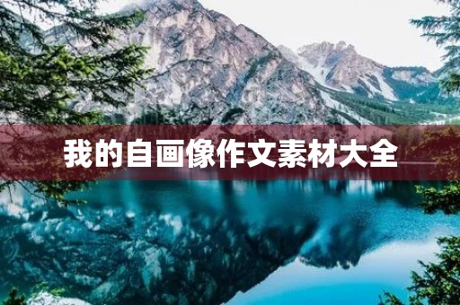 我的自画像作文素材大全