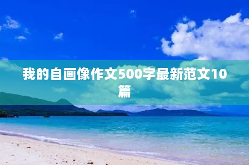我的自画像作文500字最新范文10篇 我的自画像作文500字最新范文10篇