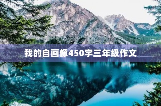 我的自画像450字三年级作文