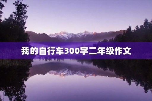 我的自行车300字二年级作文 我的自行车300字二年级作文