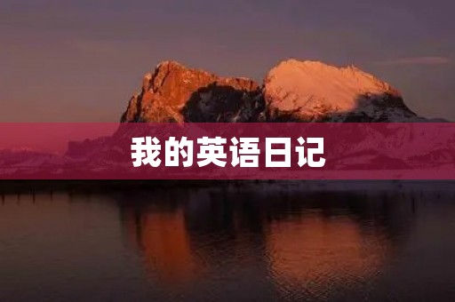 我的英语日记