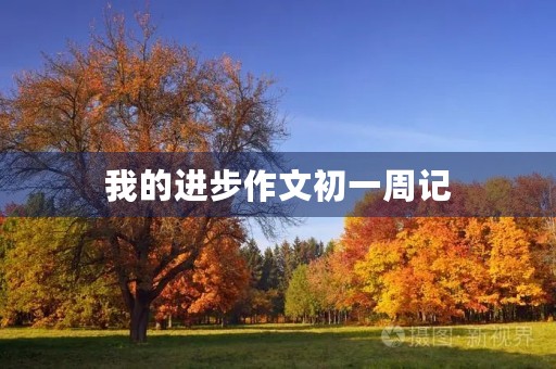 我的进步作文初一周记 我的进步作文初一周记