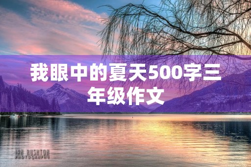 我眼中的夏天500字三年级作文 我眼中的夏天500字三年级作文