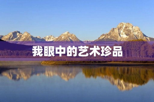 我眼中的艺术珍品 我眼中的艺术珍品
