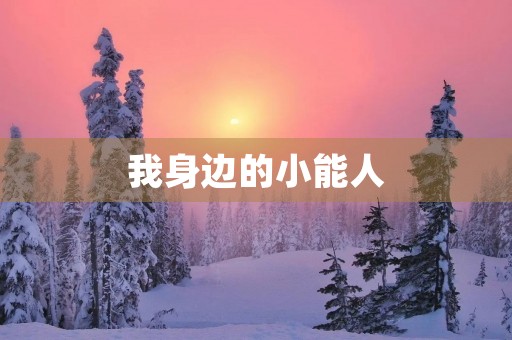 我身边的小能人 我身边的小能人