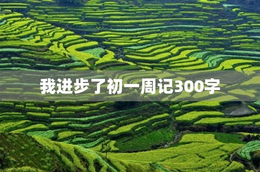 我进步了初一周记300字 我进步了初一周记300字