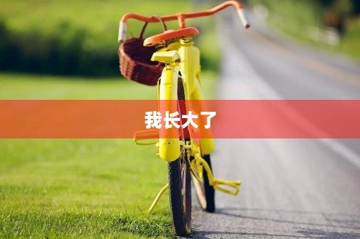 我长大了,遇见了不一样的自己 我长大了,遇见了不一样的自己