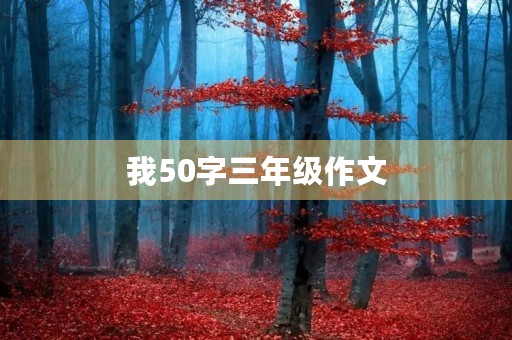 我50字三年级作文