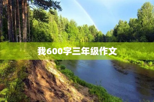 我600字三年级作文 我600字三年级作文