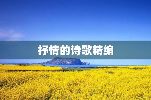 抒情的诗歌精编
