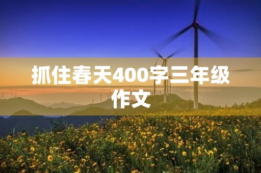 抓住春天400字三年级作文 抓住春天400字三年级作文