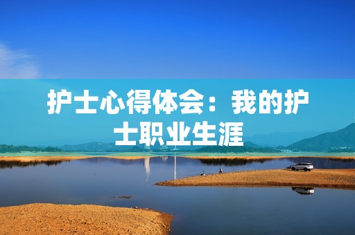 护士心得体会：我的护士职业生涯