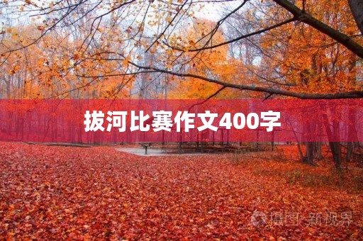 拔河比赛作文400字