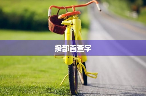 按部首查字(部首) 按部首查字(部首)