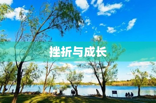 挫折与成长 挫折与成长