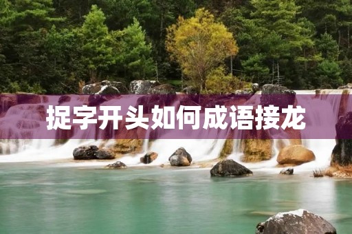 捉字开头如何成语接龙