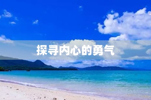 探寻内心的勇气 探寻内心的勇气