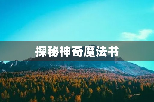探秘神奇魔法书 探秘神奇魔法书