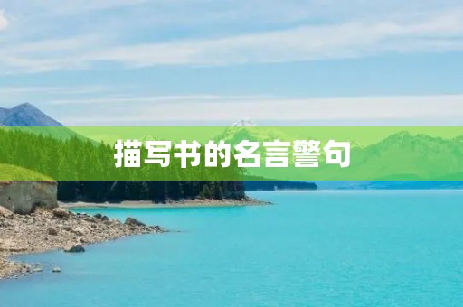 描写书的名言警句(描写书的名言警句100句)