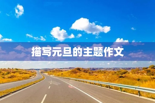 描写元旦的主题作文
