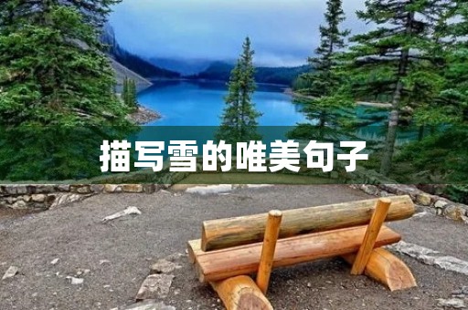 描写雪的唯美句子(描写雪的唯美句子短句)