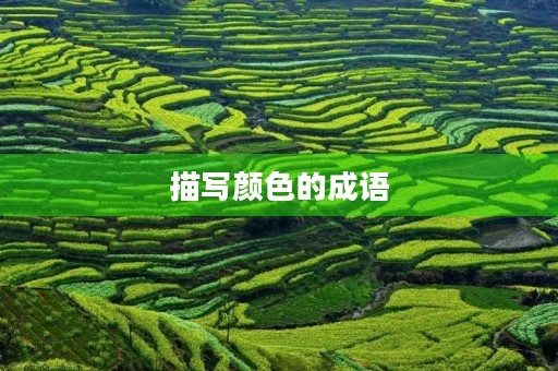描写颜色的成语