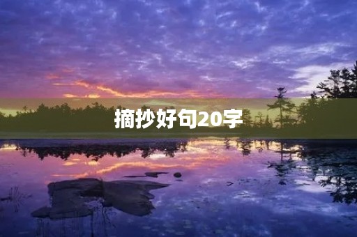 摘抄好句20字,三年级摘抄好句20字 摘抄好句20字,三年级摘抄好句20字
