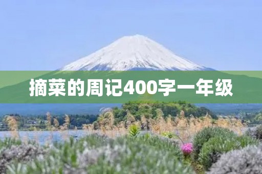 摘菜的周记400字一年级