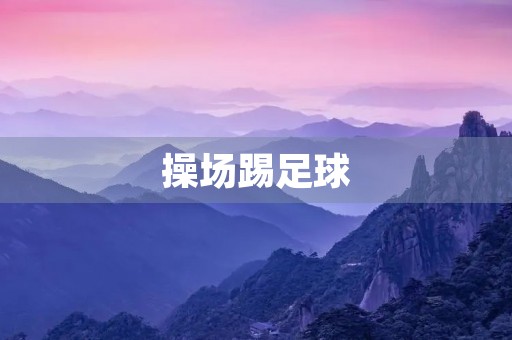 操场踢足球 操场踢足球