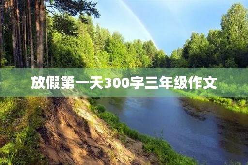 放假第一天300字三年级作文