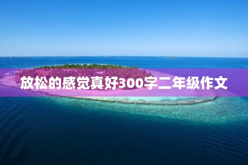 放松的感觉真好300字二年级作文