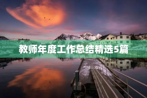 教师年度工作总结精选5篇