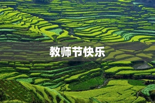 教师节快乐 教师节快乐