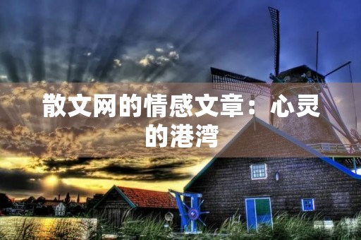 散文网的情感文章：心灵的港湾