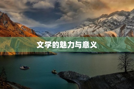 文学的魅力与意义 文学的魅力与意义