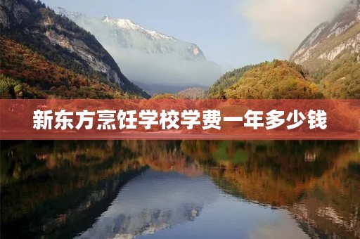 新东方烹饪学校学费一年多少钱 新东方烹饪学校学费一年多少钱