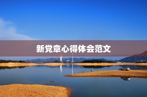 新党章心得体会范文