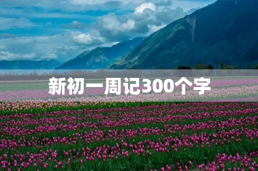 新初一周记300个字 新初一周记300个字