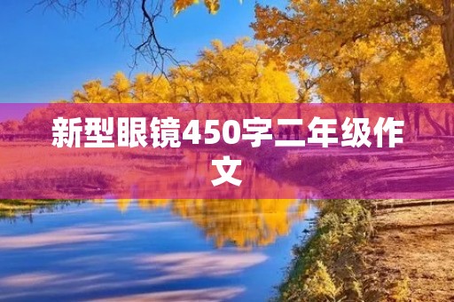 新型眼镜450字二年级作文