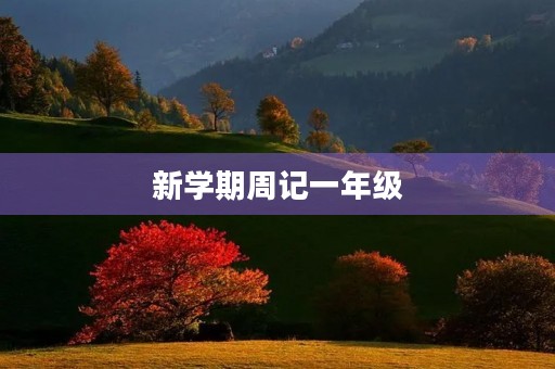 新学期周记一年级 新学期周记一年级