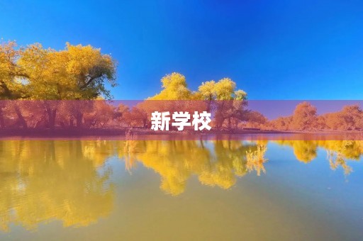 新学校,新起点 新学校,新起点