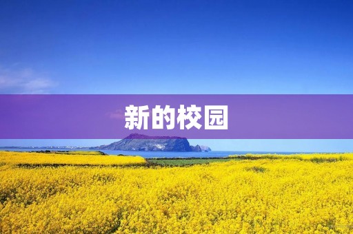 新的校园,新的环境——适应新的生活 新的校园,新的环境——适应新的生活