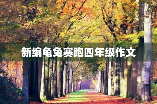 新编龟兔赛跑四年级作文