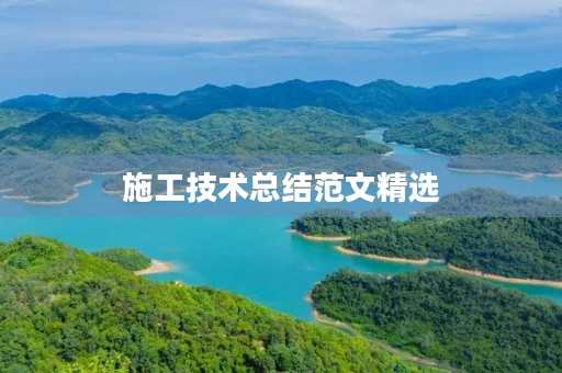 施工技术总结范文精选