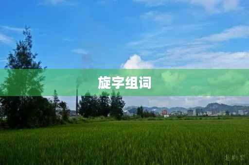 旋字组词(旋的组词) 旋字组词(旋的组词)