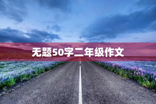 无题50字二年级作文
